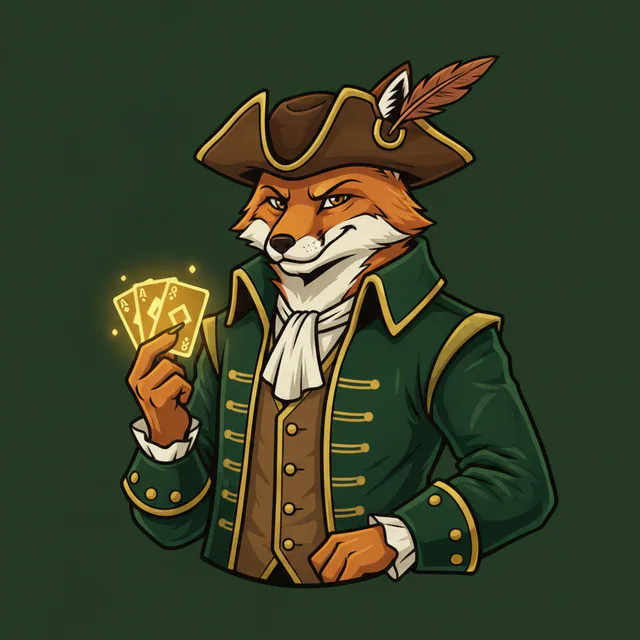 Hendrick the merchant fox mascot